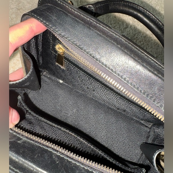 ✨GENUINE✨PORSCHE DESIGN TwinBag Mini Mini in BLACK and GOLD - Picture 6 of 7